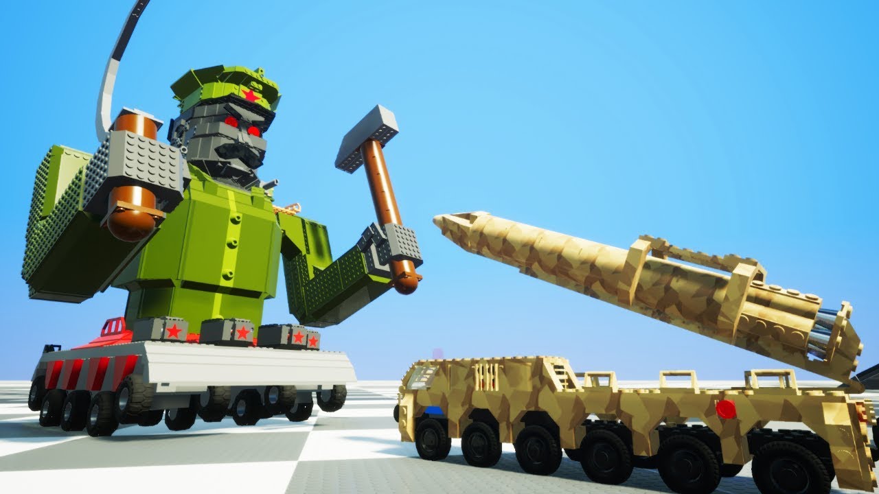 KÆMPE ROBOT vs MISSIL // Brick Rigs [Dansk]