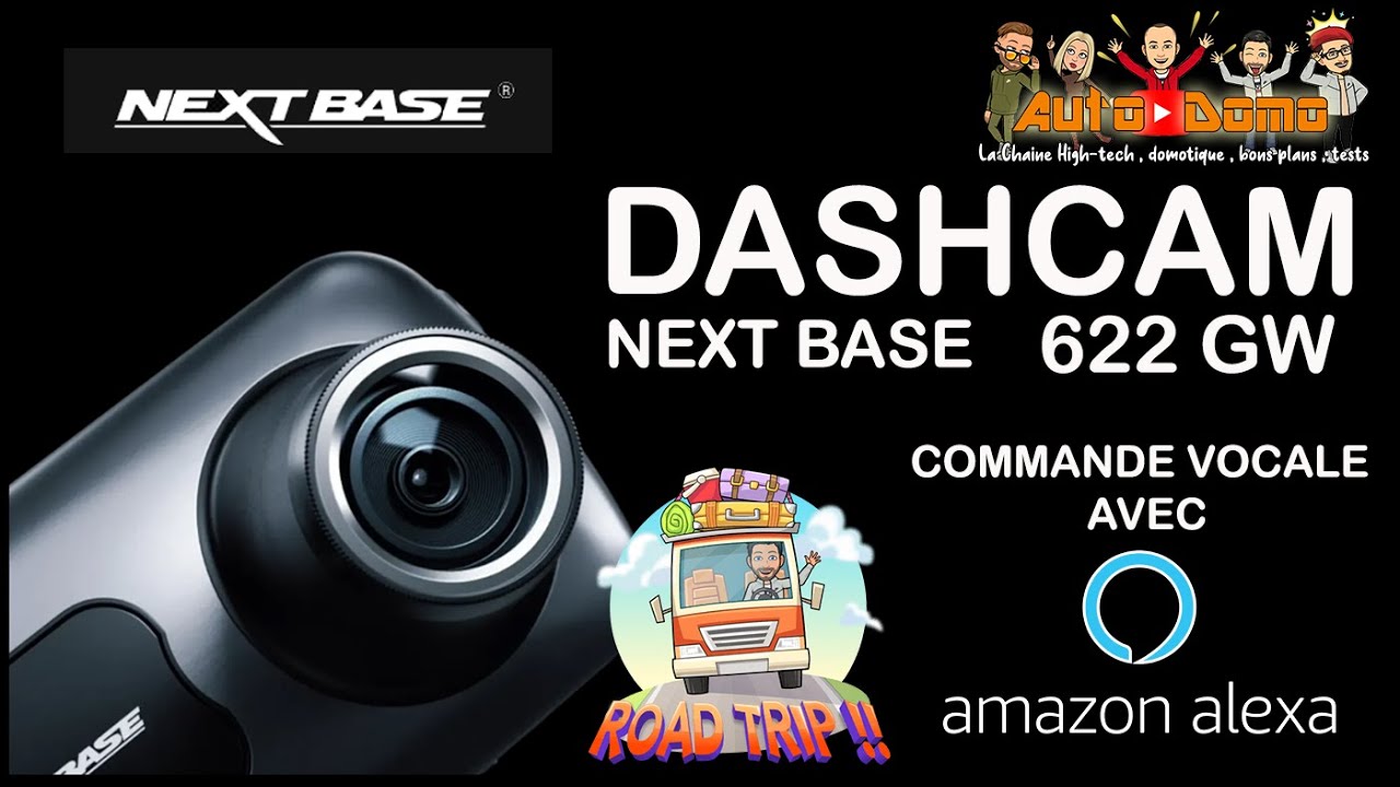 Nextbase 622gw la dashcam connectée Amazon alexa.