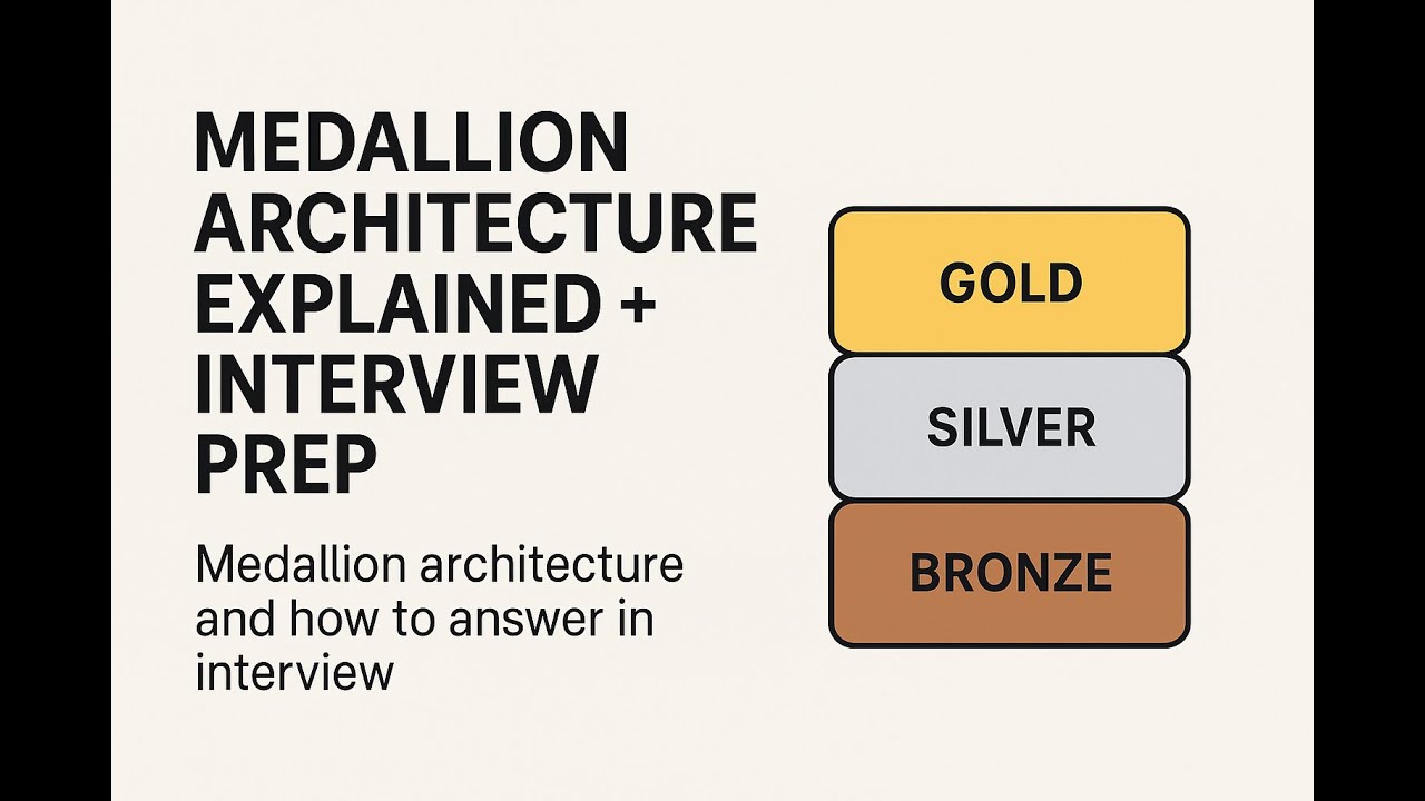 Medallion Architecture Explained with Real-World Example | Crack Data Engineering Interviews!