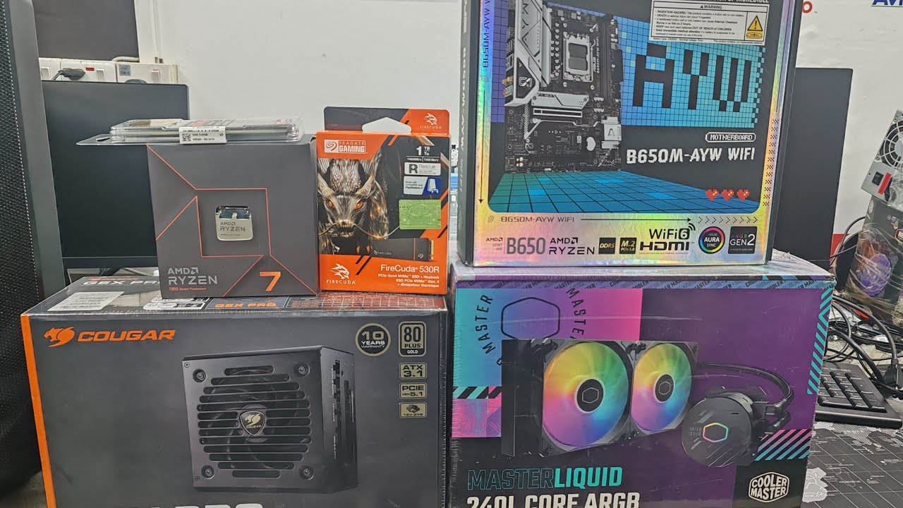 Asus B650M-AYW WIFI Gaming Pc Setup || Pc Installation  || Gaming Pc Build