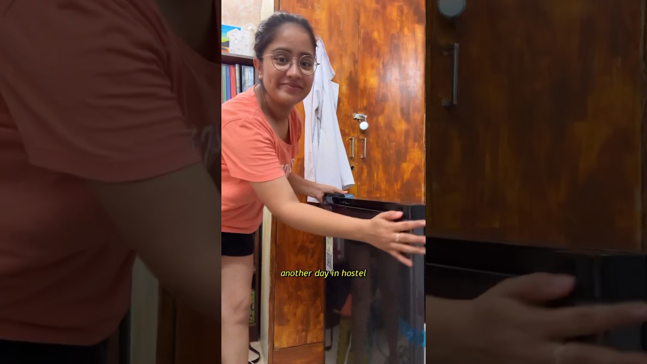 Naya fridge for hostel room! Shooting w @advikasingh #minivlog