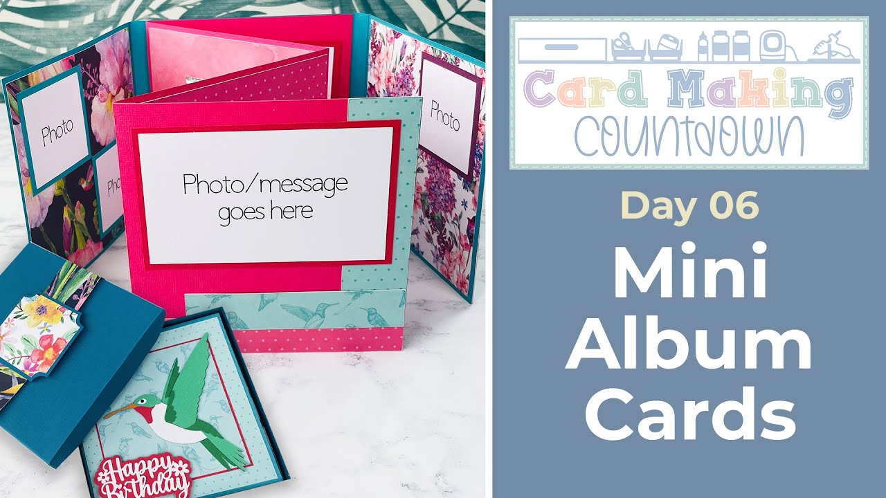 Mini Album Card ✂️ Day 06 Card Making Countdown 2024