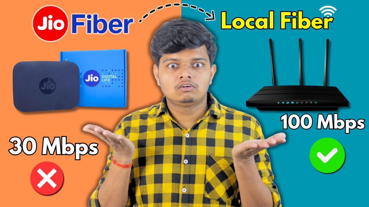 Switching from Jio Fiber 30 Mbps to 100 Mbps Local Fiber: My Story!