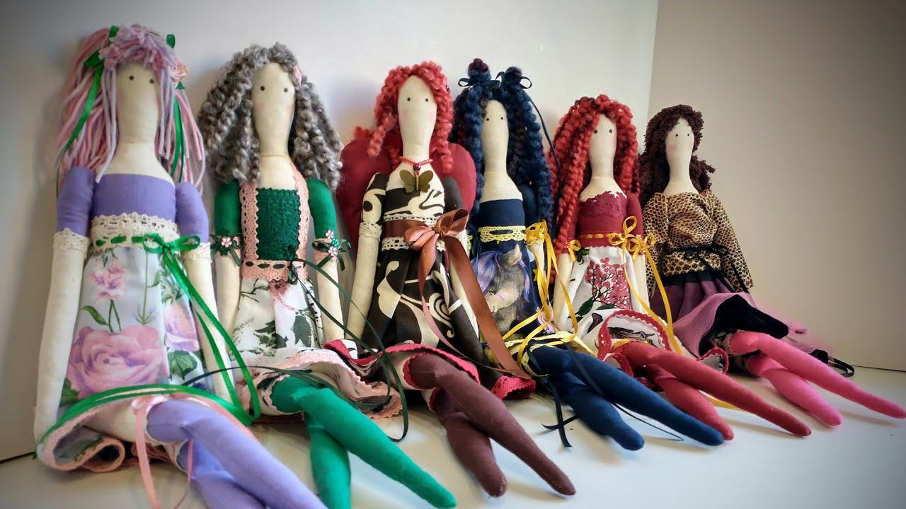 Lalki dekoracyjne Tilda. Tilda decorative dolls. #lalka  #doll #tilda #szycie #diy #dekoracja