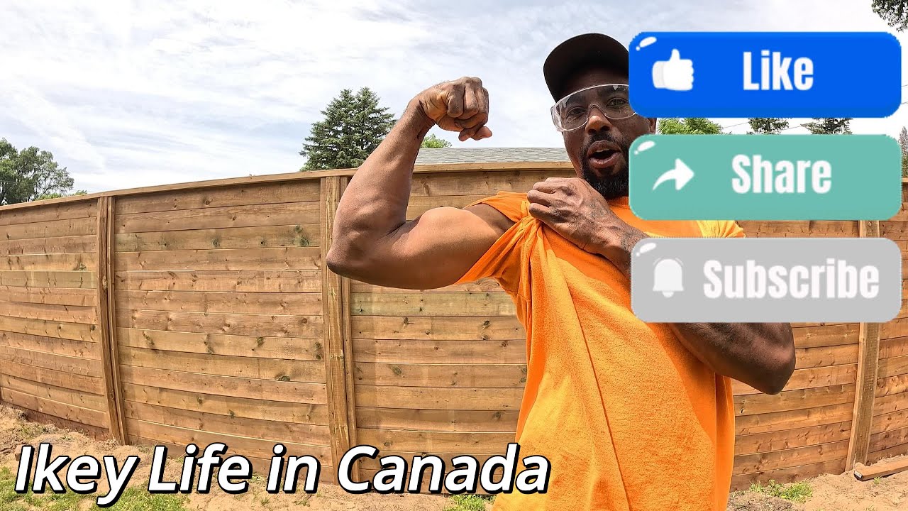 How we Build this Fence in Toronto #blogger