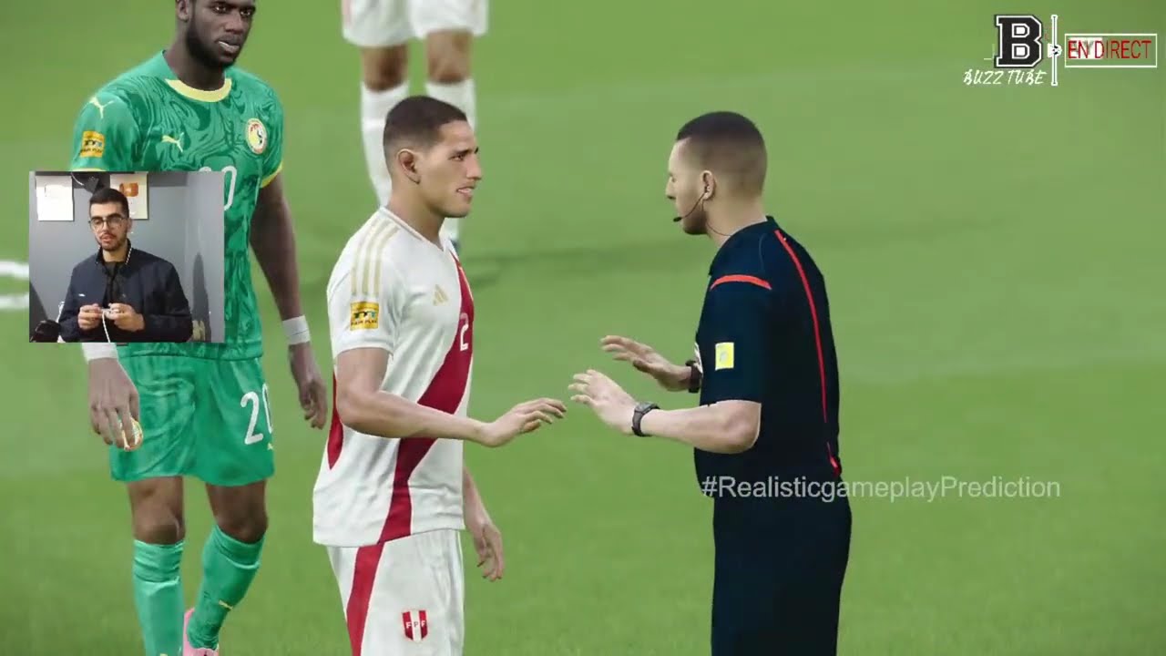 🎮 S&eacute;n&eacute;gal vs P&eacute;rou | Match Amical 2026 | Simulation du match d'aujourd'hui PES2021 
