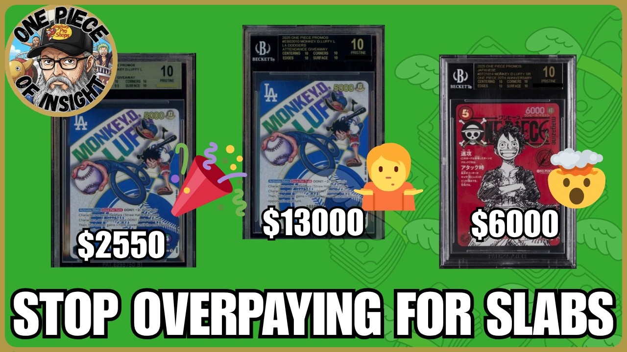 One Piece TCG: Buy the slab vs. buy raw and grade it? I did the math so you don't have to