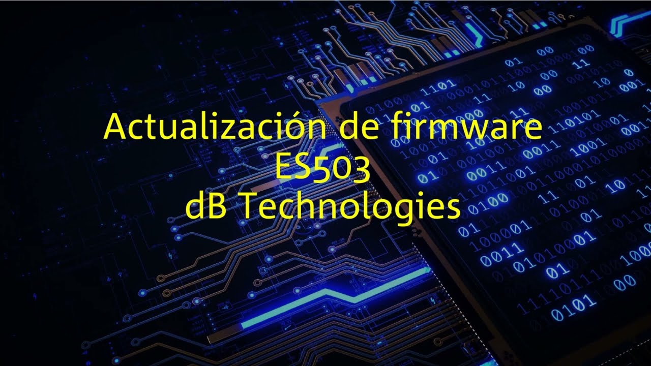 ES503 ¿Cómo actualizar el firmware?
