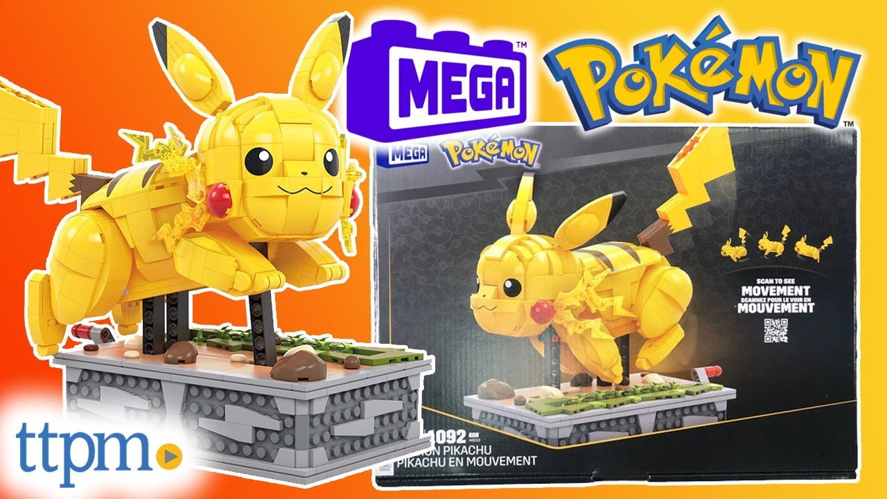 Pokemon Motion Pikachu from MEGA Brands Review!