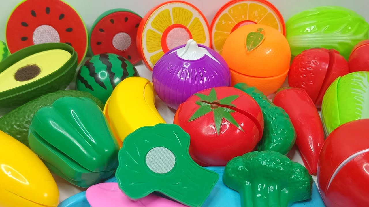 🍓🥕果物と野菜切りASMR｜気持ちよすぎてずっと見てしまう…✨ Plastic Cutting Sounds 🎧