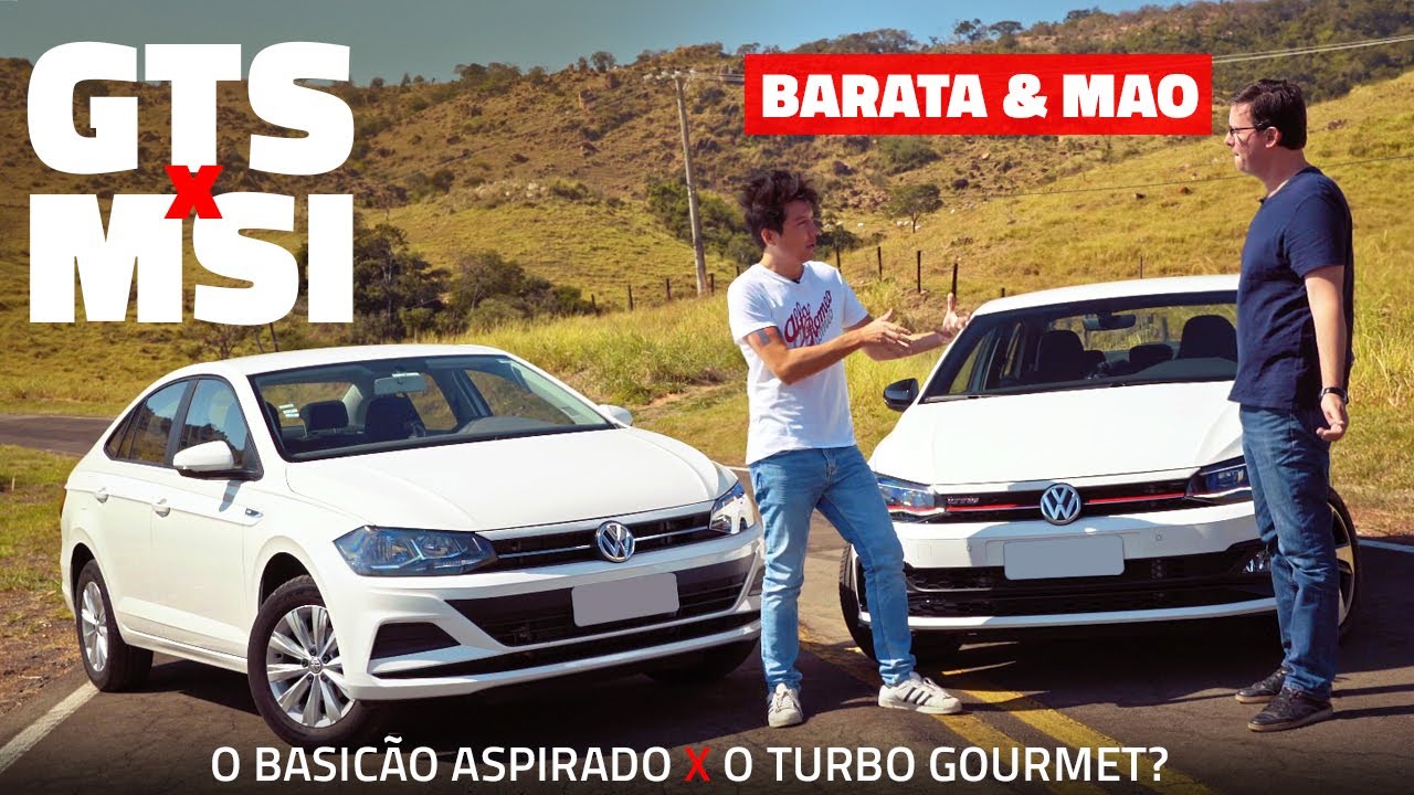 SEM SENTIDO ESSE COMPARATIVO &ndash; por isso, fizemos! Virtus GTS 1.4 TSi x Virtus 1.6 MSi