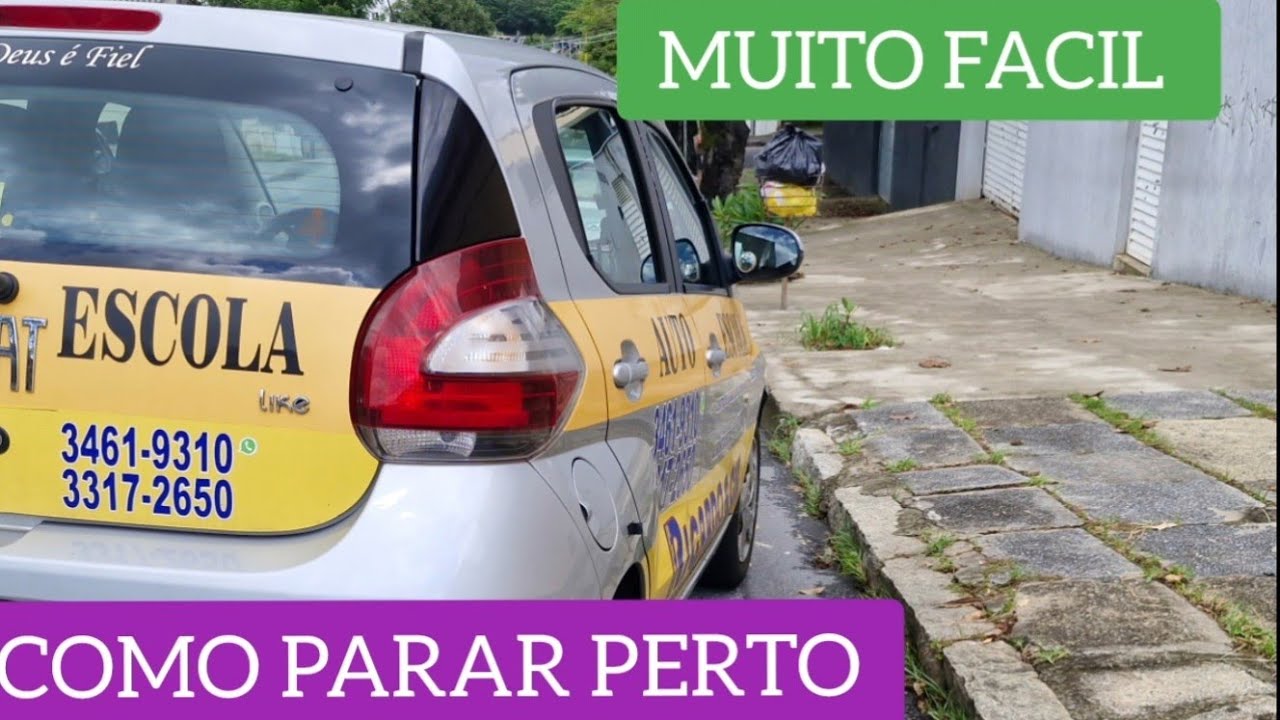 COMO PARAR PERTO DO MEIO-FIO, MUITO FACIL E RÁPIDO