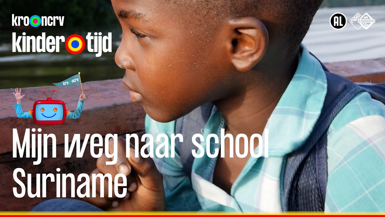 🚗🛴⛵️🛸🚠🛩 Suriname | Mijn weg naar school  (Kindertijd KRO-NCRV)