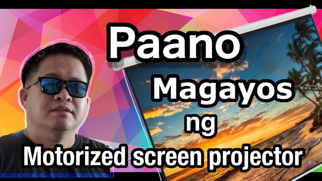 How to repaire motorized projector screen