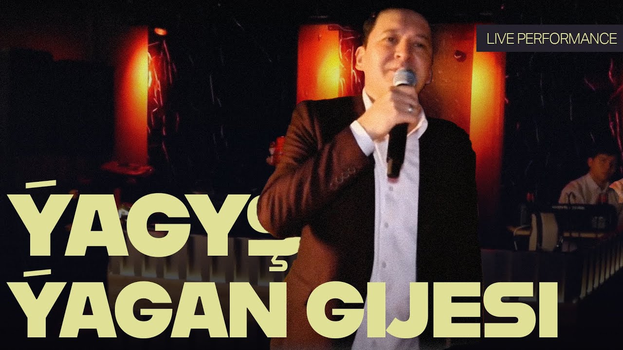 Pälwan Halmyradow - Ýagyş Ýagan Gijesi (Live Performance)