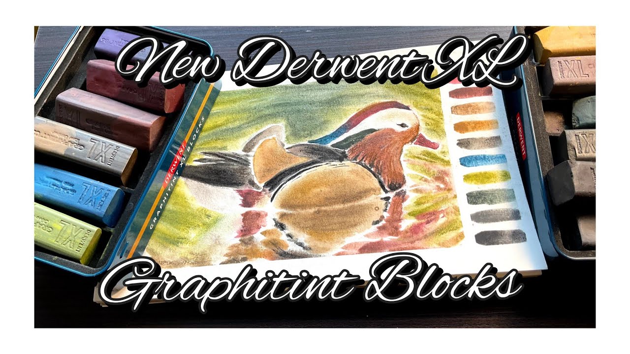 New Derwent XL Graphitint blocks 💕