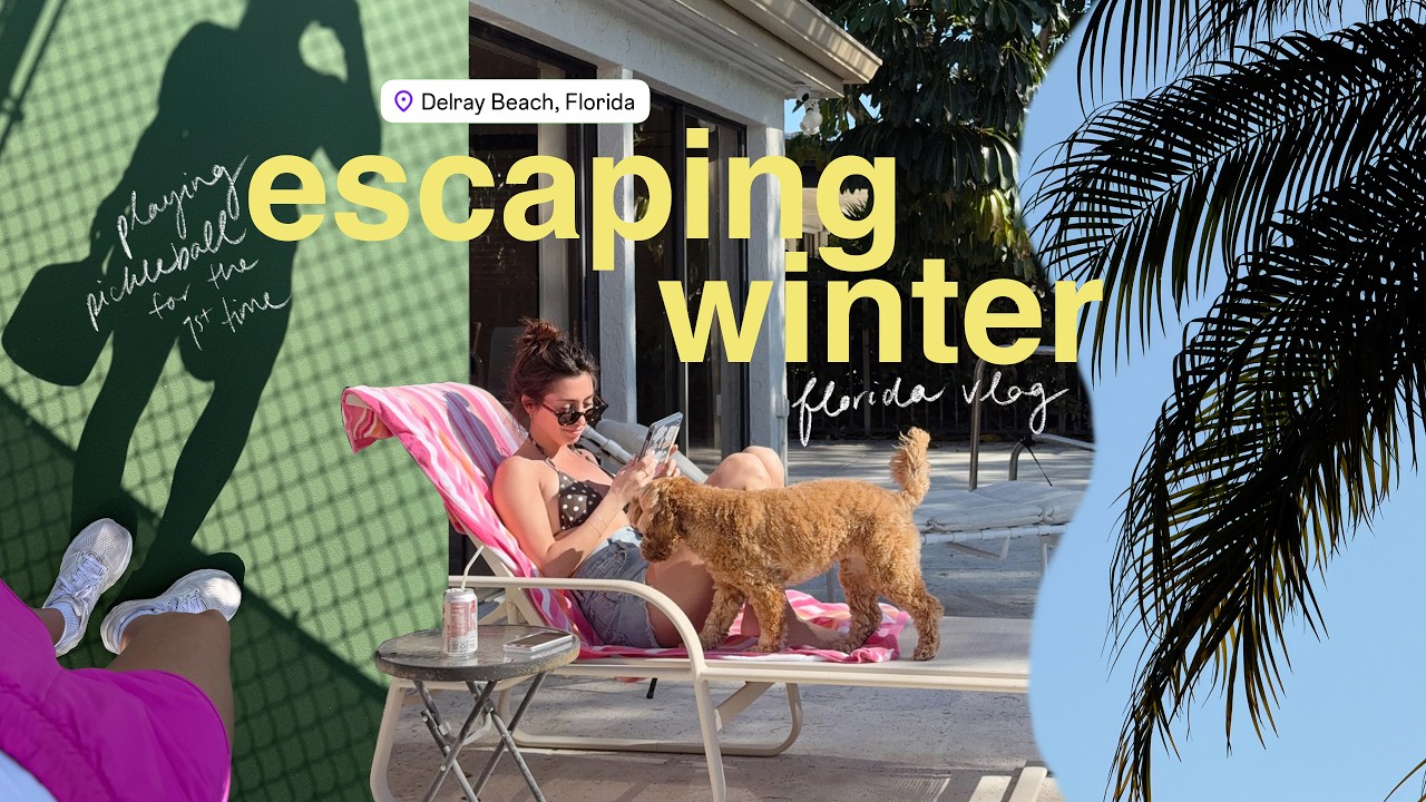 TRAVEL VLOG! escaping winter for some SUN, FAMILY & HAPPINESS!!! ☀️