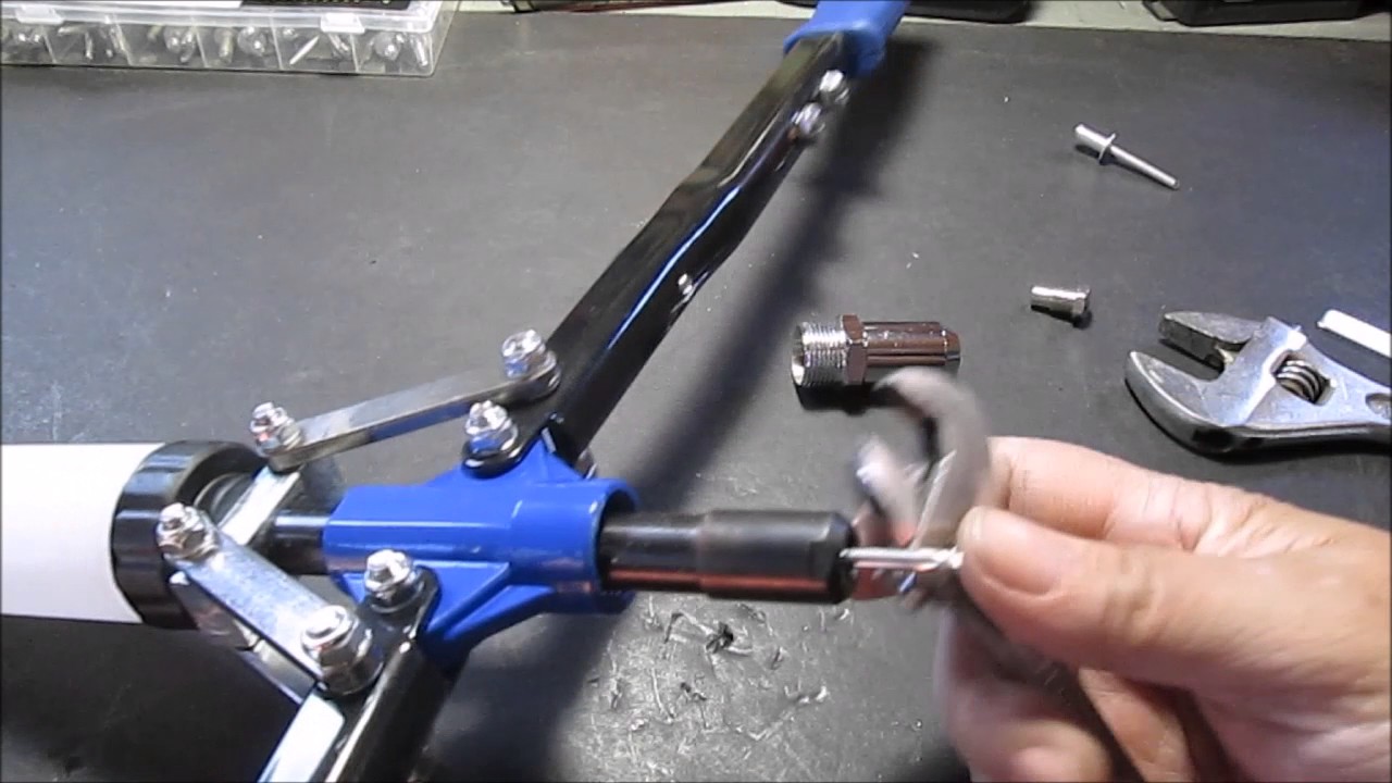 Заклепочный инструмент Harbor Freight 17-1/2 дюйма ...разборка застрявшей заклепки