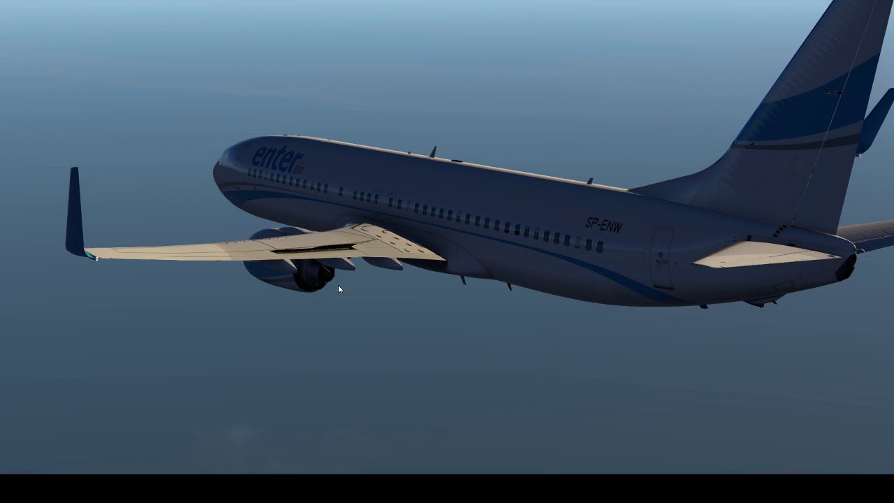 X PLANE 11, 737 ZIBO, EPKT -LGSK zniżanie, VOR DME NDB APPROACH, LANDING  SKIATHOS part.2 poradnik