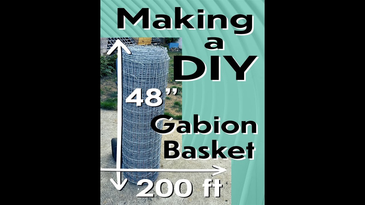 Making a DIY Gabion Basket - Materials Choice 🛠🏢🏡