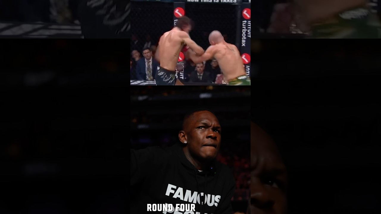 Israel Adesanya&rsquo;s reactions to Alexander Volkanovski vs Diego Lopes were on point! 🤩 #UFC314 #UFC