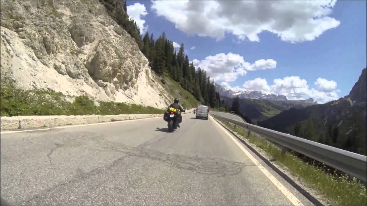 Gr&ouml;dner Joch   Juli 2013   &Uuml;berfahrt von West nach Ost bis Corvara in Badia