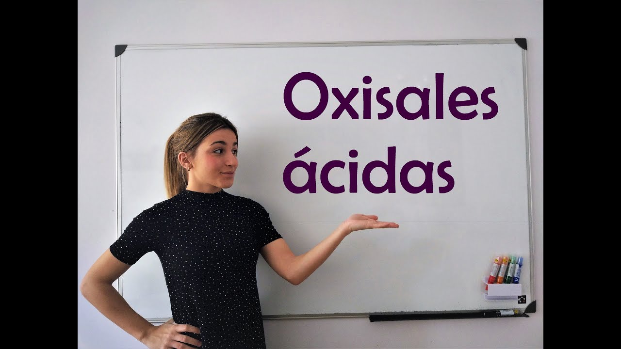 Formulación inorgánica. OXISALES ÁCIDAS.