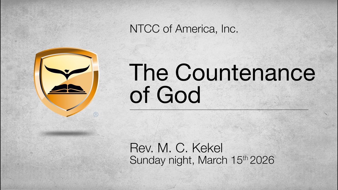 The Countenance Of God | Psalms 42:1-11 | Rev. M. C. Kekel