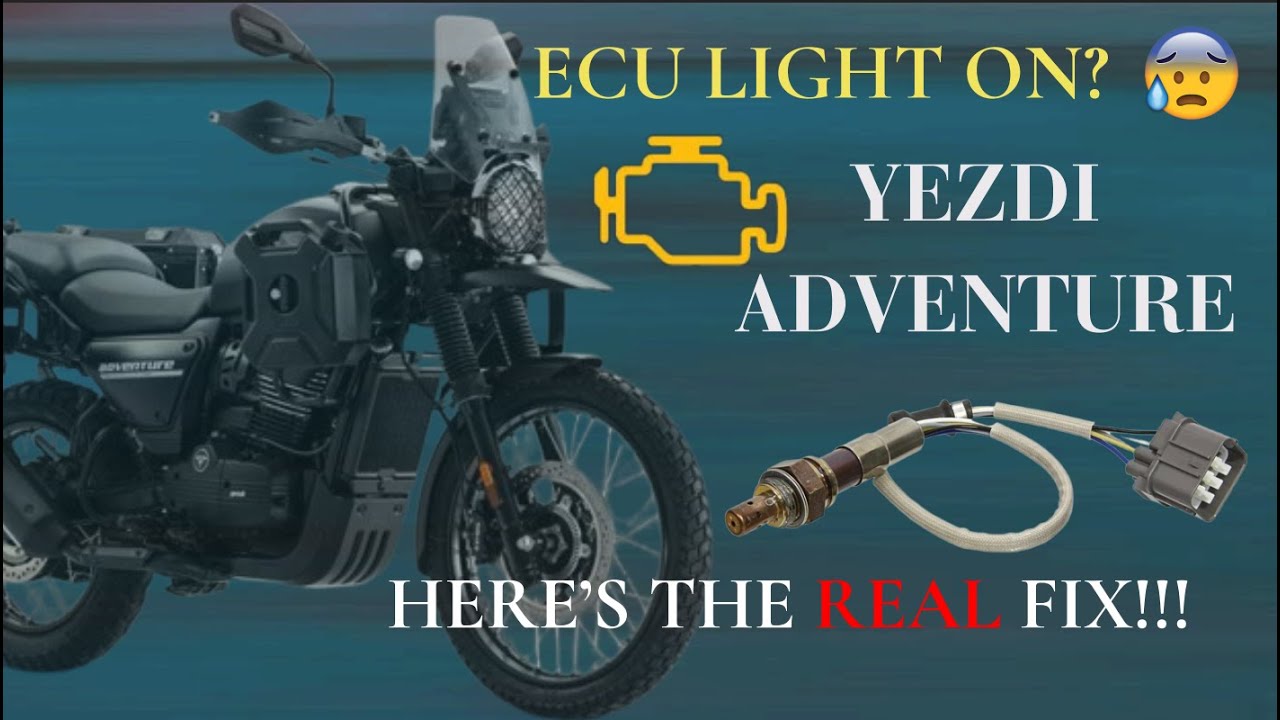 Why Your Yezdi Adventure Bike Shows ECU Light – Here's the Real Fix (Lambda Sensor)