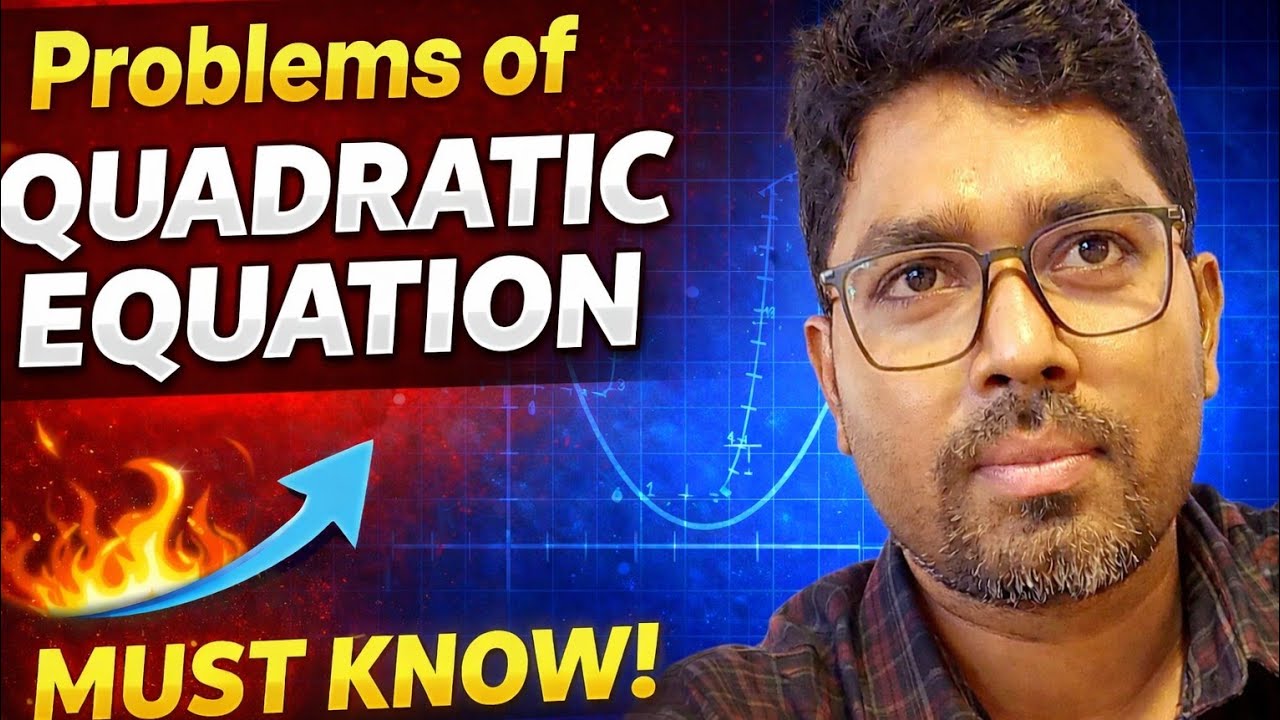Top Quadratic Equation Problems Solved by Factorization Method#basicproblems #class10maths 