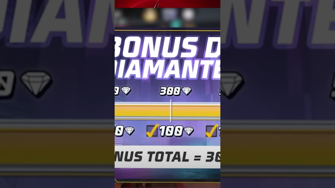 Nuevo bonus de diamantes en free fire #freefire