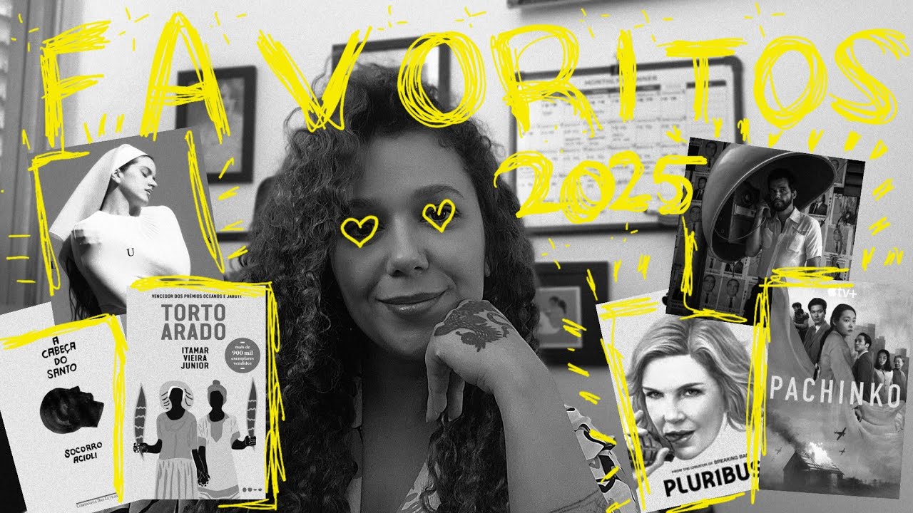 Tudo que eu amei em 2025 | Favoritos do ano | Livros, Filmes, Séries e Música