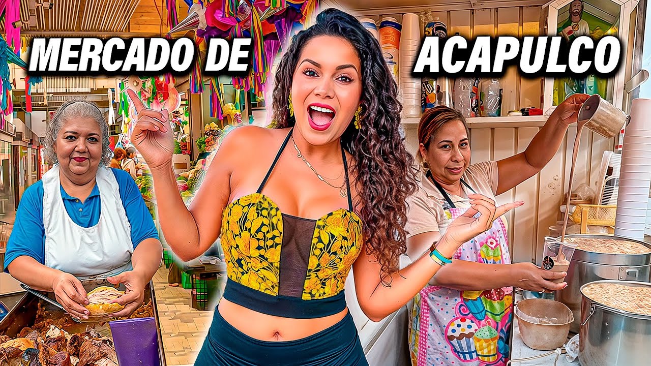 El MEJOR MERCADO DE ACAPULCO para comer RICO Y BARATO | Mercado de la Progreso 4K