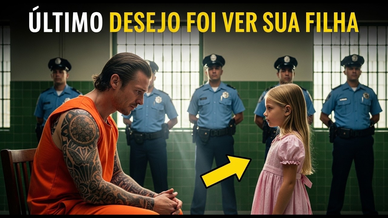 A FILHA SUSSURROU NO OUVIDO DO PAI CONDENADO — E OS GUARDAS FICARAM EM CHOQUE