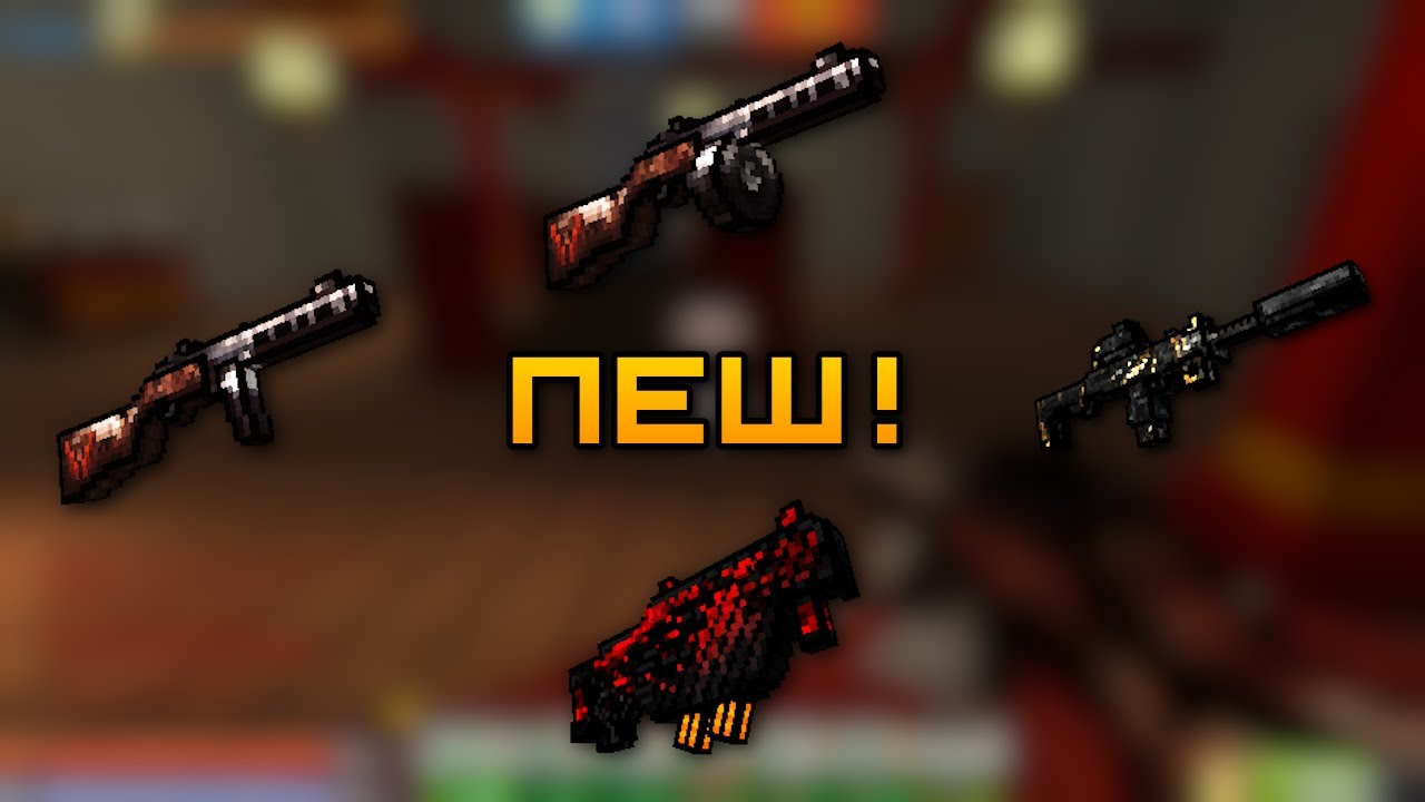 Pixel Gun World - New Weapons and Upgrade Preview! (W.I.P)
