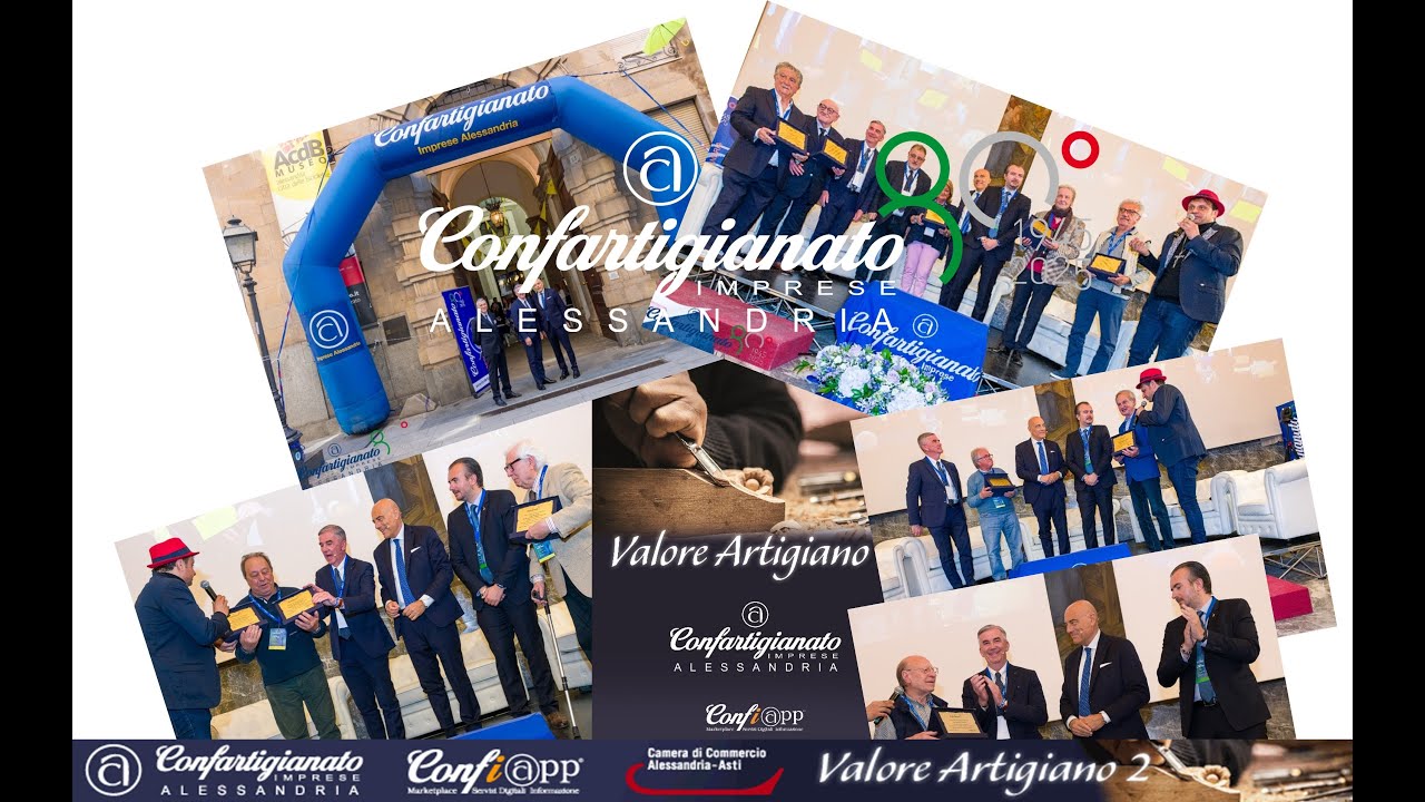 CONFARTIGIANATO ALESSANDRIA 80° CON VALORE ARTIGIANO