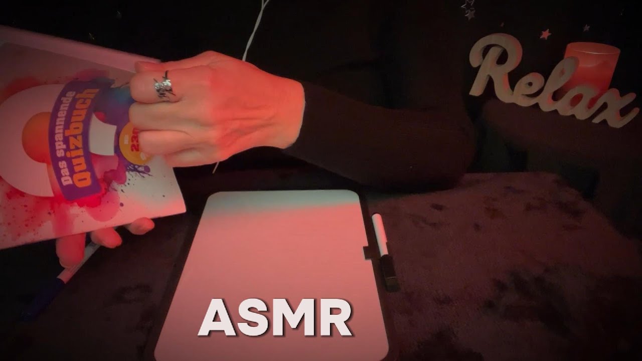 ASMR aber heiter und unkonventionell | Fragen zur Allgemeinbildung | Soft Spoken German