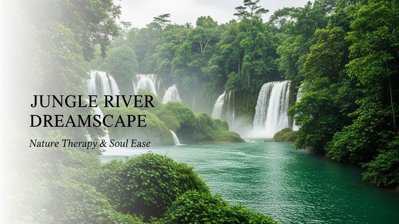 Calming Forest Ambience with Flowing Water Sounds for Sleep Study Meditation and Inner Peace