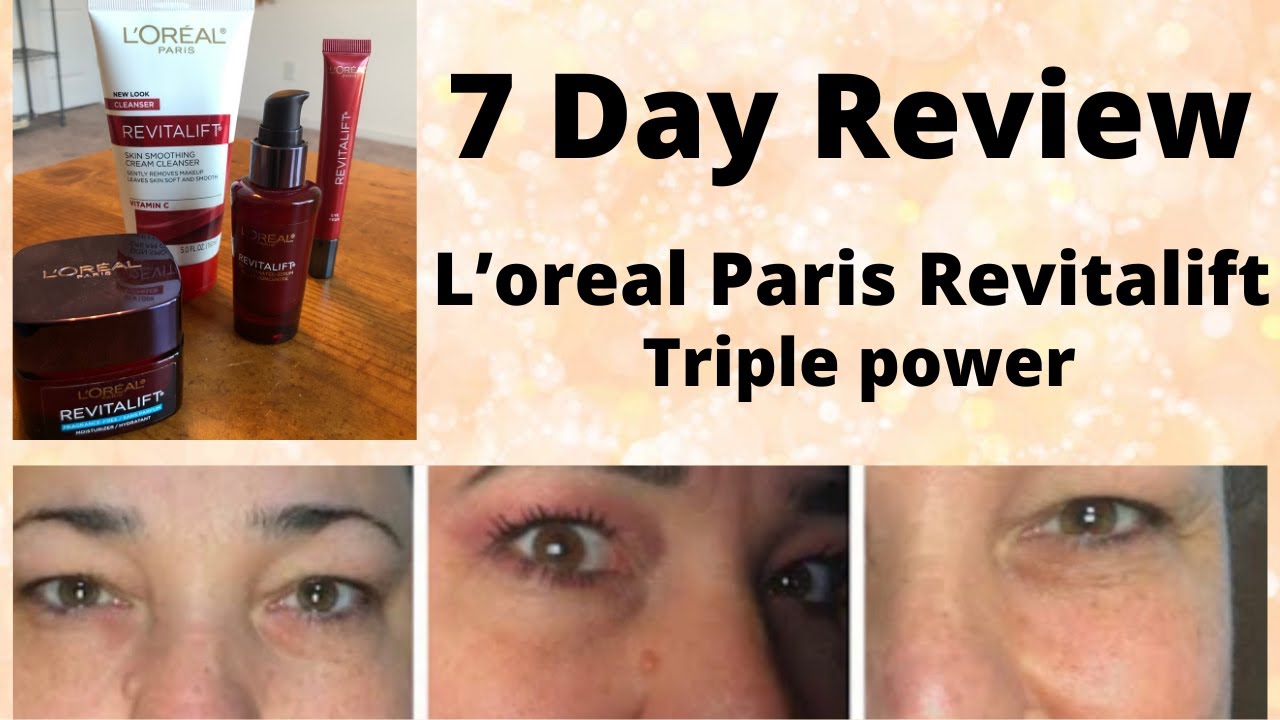 L'oreal Paris Revitalift Triple Power 7 day REVIEW   #pjsthriving