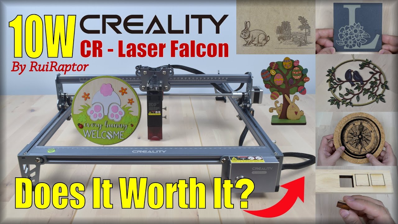 Creality CR-LASER FALCON - Detailed REVIEW (Including Tests + PROS & CONS)