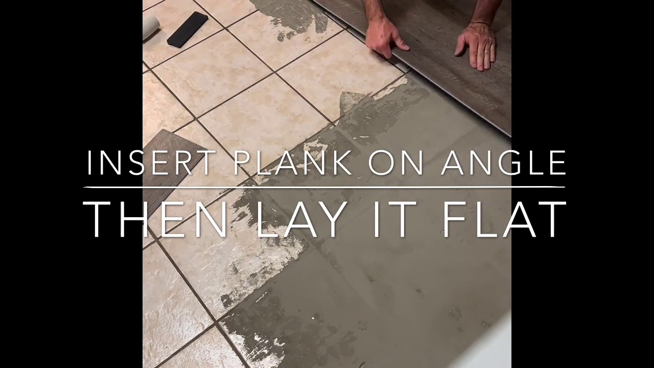 Installing LVP Over Tile