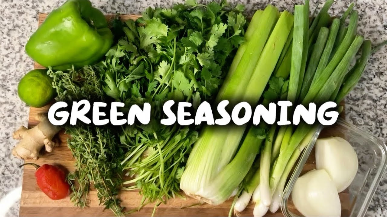 Homemade Green Seasoning | Trinidad’s Magic Marinade 