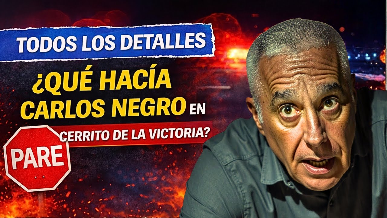 ¿Qué hacía el Ministro Carlos Negro solo y sin escolta en Cerrito de la Victoria?