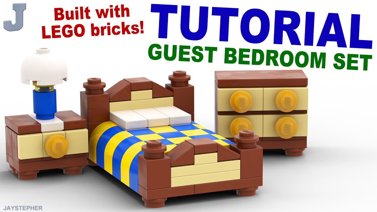 Tutorial - LEGO Guest Bedroom Set How To