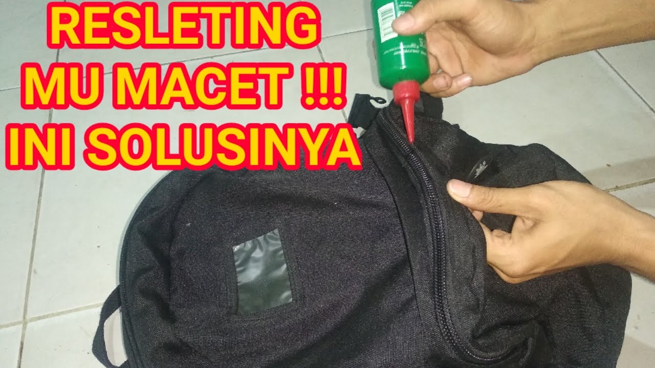 Cara memperbaiki resleting yang macet atau keset dengan mudah dan cepat