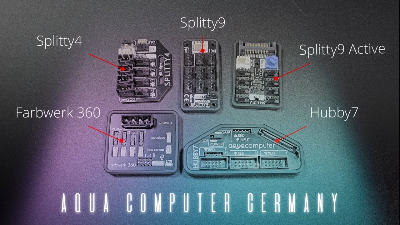Aqua Computer USB Hub и Splitty объясняют особенности жидкостного охлаждения