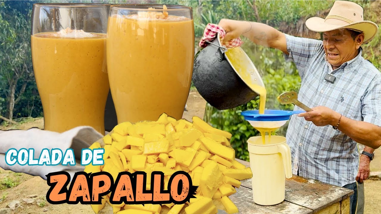 😋 Como hacer COLADA DE ZAPALLO 100% natural y nutritiva 😳