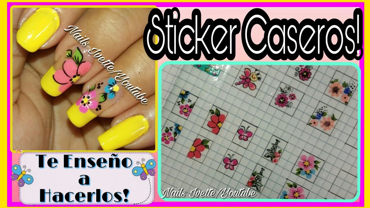 Sticker para uñas paso a paso