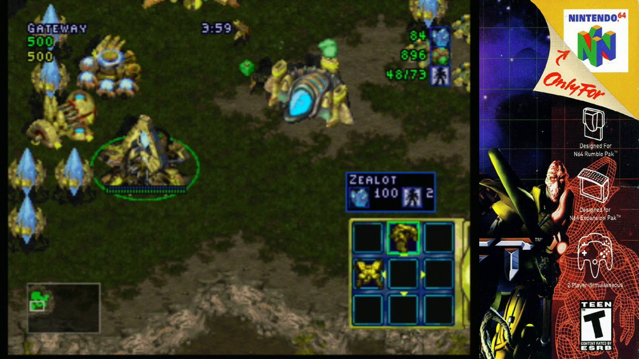 (N64) Starcraft 64 Protoss Campaign mission 2 HDRetrovision