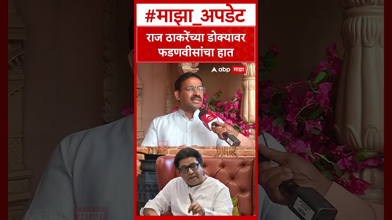 Parinay Fhuke on Raj Thackeray : राज ठाकरेंच्या डोक्यावर फडणवीसांचा हात